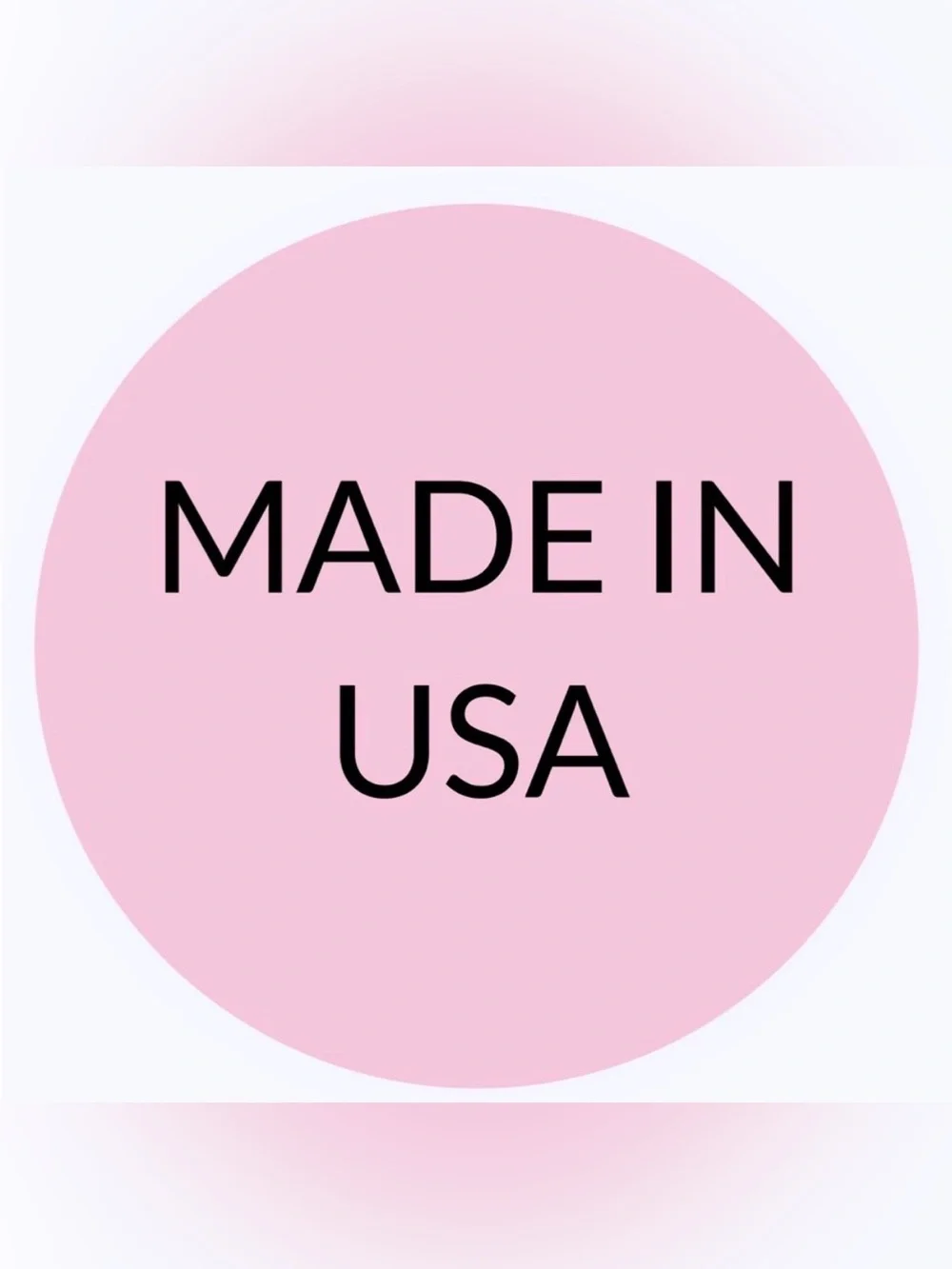 50 STICKERS - 2” ROUND - MADE IN ‘USA’ - PINK